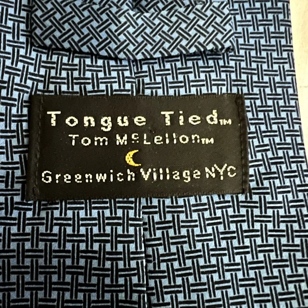 (3) Silk ties Egara, tongue tied, saks 5th Ave - Picture 5 of 6